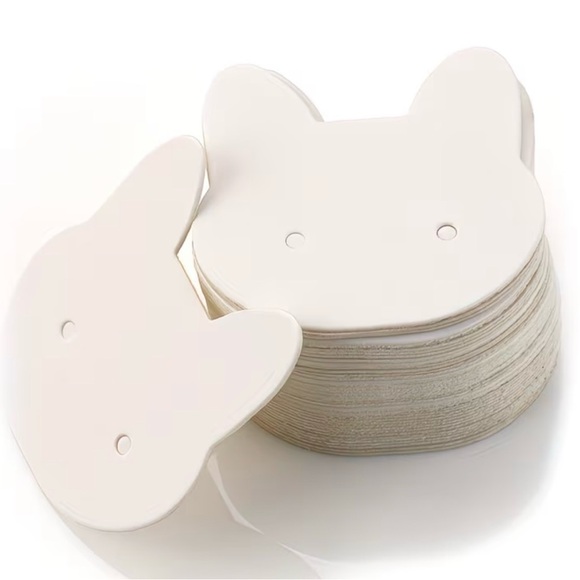 100ct. Cat Shaped Earring Display Holders - Picture 7 of 8